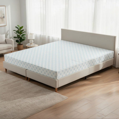 Lysa Queen Size Mattress | 10" Memory Foam | White Polyester Cover