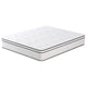 Mysa King Size Euro Top Mattress | Pocket Coil Springs | 12" White