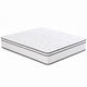 Mysa King Size Euro Top Mattress | Pocket Coil Springs | 12" White