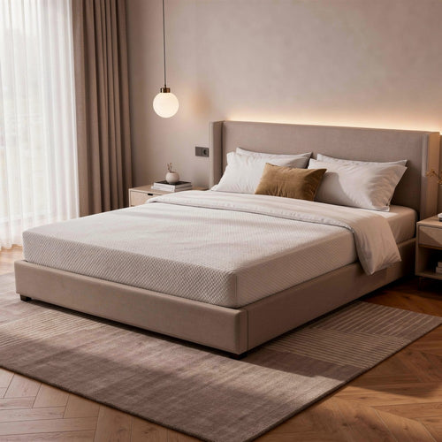 Aysa Full Size Mattress | Memory Foam | White Polyester Cover | 6"