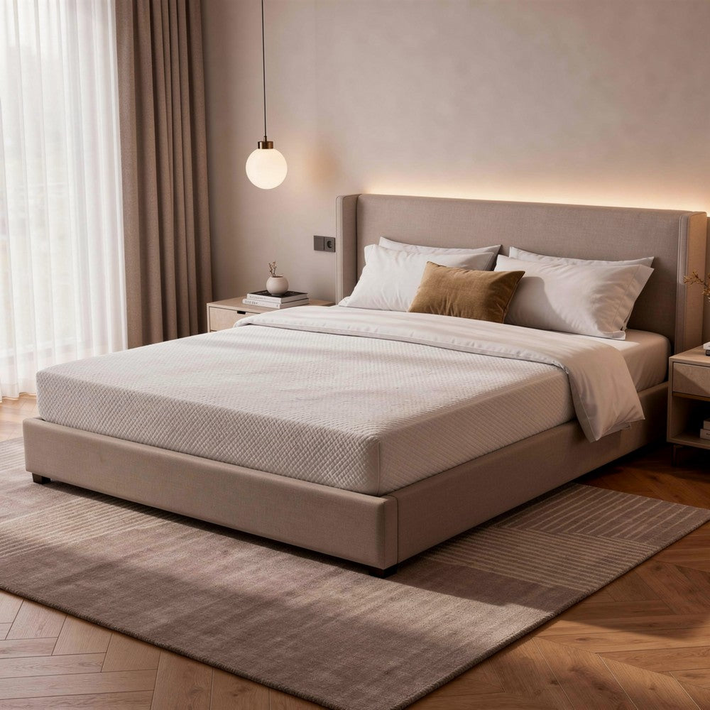 Aysa Queen Size Mattress | Memory Foam | White Polyester Cover | 6"