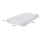 Aysa Queen Size Mattress | Memory Foam | White Polyester Cover | 8"