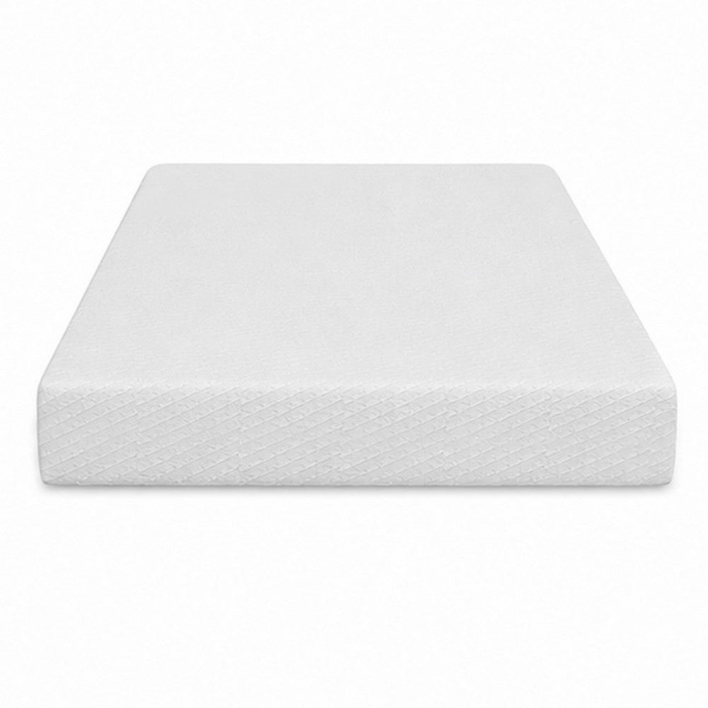 Aysa Full Size Mattress | Memory Foam | White Polyester Cover | 10"