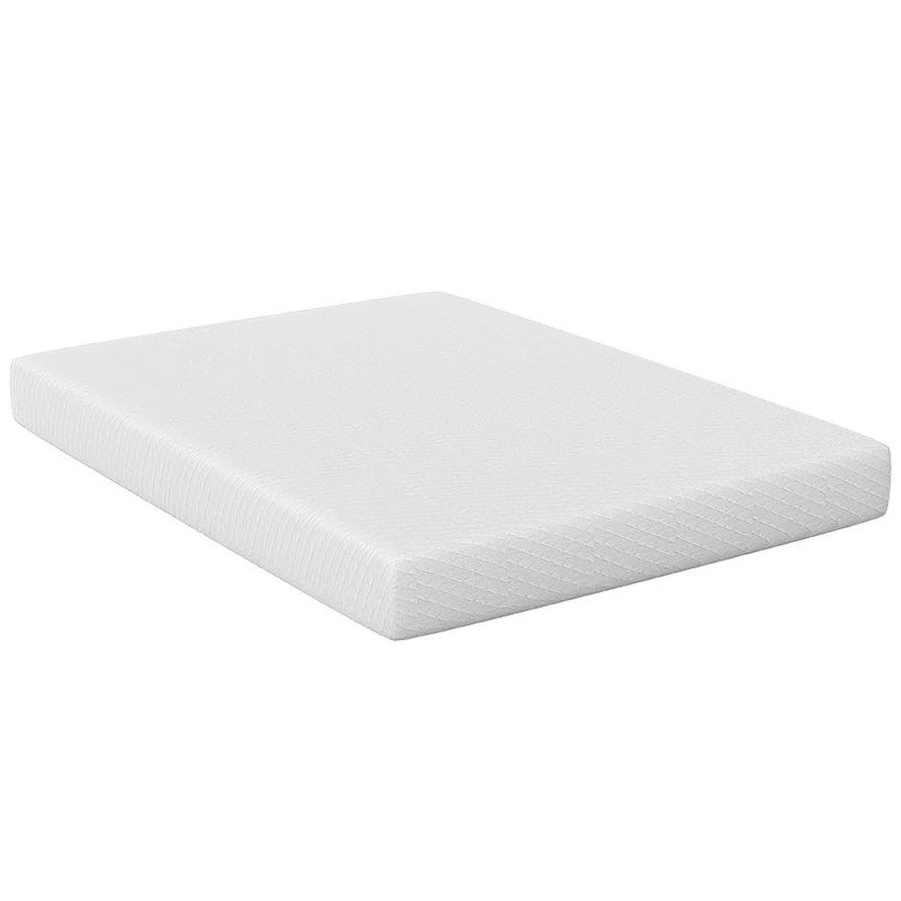 Aysa Queen Size Mattress | Memory Foam | White Polyester Cover | 10"