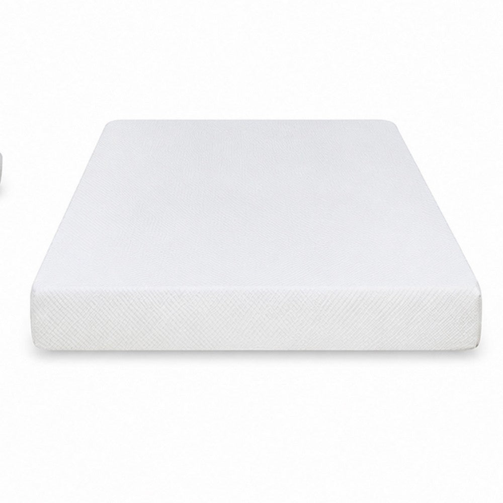 Aysa Twin Size Mattress | Memory Foam | White Polyester Cover | 10"