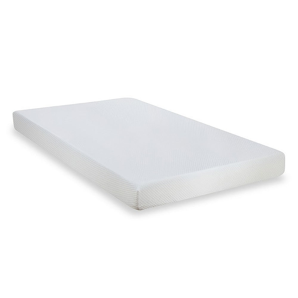 Aysa Twin Size Mattress | Memory Foam | White Polyester Cover | 10"