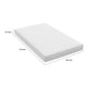 Aysa Twin Size Mattress | Memory Foam | White Polyester Cover | 10"