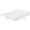 Aysa King Size Mattress | Memory Foam | White Polyester Cover | 12"