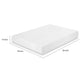 Aysa King Size Mattress | Memory Foam | White Polyester Cover | 12"