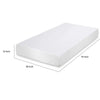 Aysa Twin Size Mattress | Memory Foam | White Polyester Cover | 12"