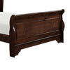 Queen Bedroom Set, Brown Wood, 2 Piece Set with Nightstand