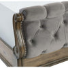 Queen Bedroom Set, Gray, Brown Wood, 5 Piece Set with 2 Nightstands, Dresser, and Mirror