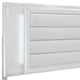 Queen Bedroom Set, White Wood, 5 Piece Set with 2 Nightstands, Dresser, and Mirror