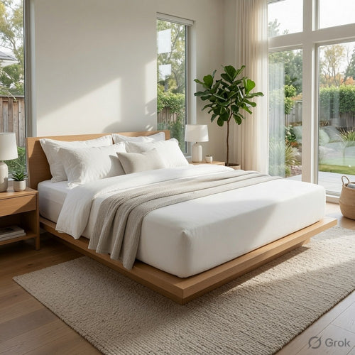 Aysa Full Size Mattress | Memory Foam | White Polyester Cover | 12"