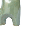 Decorative Vase | Dual Neck Sculptural Art | Sage Green Ceramic | 14"
