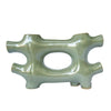 Sculptural Vase Décor | Glazed Abstract Art | 17" Sage Green Ceramic