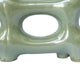 Sculptural Vase Décor | Glazed Abstract Art | 17" Sage Green Ceramic