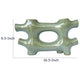 Sculptural Vase Décor | Glazed Abstract Art | 17" Sage Green Ceramic