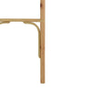 Kinu Decorative Ladder Rack with Round Top | Natural Brown Fiber | 72"