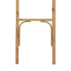Kinu Decorative Ladder Rack with Round Top | Natural Brown Fiber | 72"