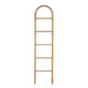 Kinu Decorative Ladder Rack with Arch Top | Natural Brown Wood | 72"