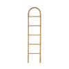 Kinu Decorative Ladder Rack with Arch Top | Natural Brown Wood | 72"
