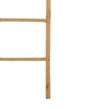 Kinu Decorative Ladder Rack with Arch Top | Natural Brown Wood | 72"