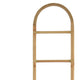 Kinu Decorative Ladder Rack with Arch Top | Natural Brown Wood | 72"