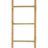 Kinu Decorative Ladder Rack with Arch Top | Natural Brown Wood | 72"