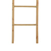 Kinu Decorative Ladder Rack with Arch Top | Natural Brown Wood | 72"