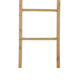 Kinu Decorative Ladder Rack with Arch Top | Natural Brown Wood | 72"