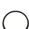Circular Ring Sculpted Tabletop Décor Set of 2 | Matte Black Metal