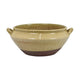 Decorative Serving Bowl | 2 Tone Rustic Brown Glazed Ceramic | 11"