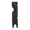 Tabletop Decor | Pillar C&le St& | Geometric Cutouts | Black Resin 21"