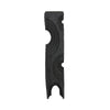 Tabletop Decor | Pillar C&le St& | Geometric Cutouts | Black Resin 21"