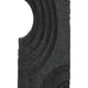 Tabletop Decor | Pillar C&le St& | Geometric Cutouts | Black Resin 21"