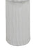 Asmi Decorative Vase | 2-Tier Design | Wavy Ribbed White Ceramic 14"