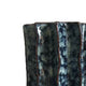 Asmi Decorative Vase | 2-Tier Design | Ribbed Brown & Gray Ceramic 14"