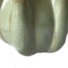 Tulipiere Vase | Crackled Texture | Sage Green & Brown Ceramic 9"