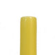 Decorative Vase | 3D Dahlia Applique | Relief Petals | Yellow Ceramic 13"