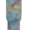 Riya Decorative Vase | Abstract Watercolor Art | Blue Ceramic 21"