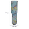Riya Decorative Vase | Abstract Watercolor Art | Blue Ceramic 21"