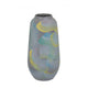 Riya Decorative Vase | Abstract Watercolor Art | Blue Ceramic 14"
