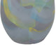 Riya Decorative Vase | Abstract Watercolor Art | Blue Ceramic 14"