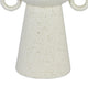 Orin Multi-Tier Sculptural Vase | Loop H&les White Speckled Ceramic 18"