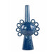 Orin Multi-Tier Sculptural Vase | Loop H&les Blue Speckled Ceramic 18"