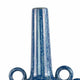 Orin Multi-Tier Sculptural Vase | Loop H&les Blue Speckled Ceramic 18"