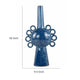 Orin Multi-Tier Sculptural Vase | Loop H&les Blue Speckled Ceramic 18"