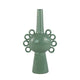 Orin Multi-Tier Sculptural Vase | Loop H&les Green Speckled Ceramic 18"