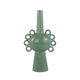 Orin Multi-Tier Sculptural Vase | Loop H&les Green Speckled Ceramic 18"